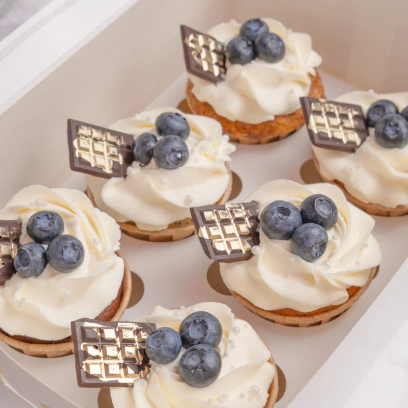 Cupcakes med design