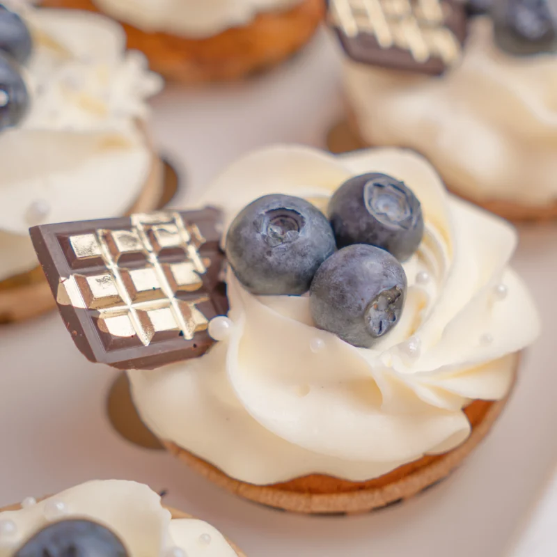 Cupcakes med design